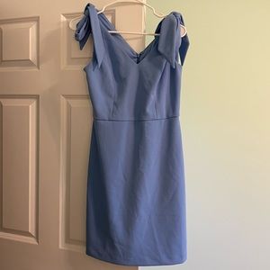 BCBG Tie Shoulder Cocktail Dress